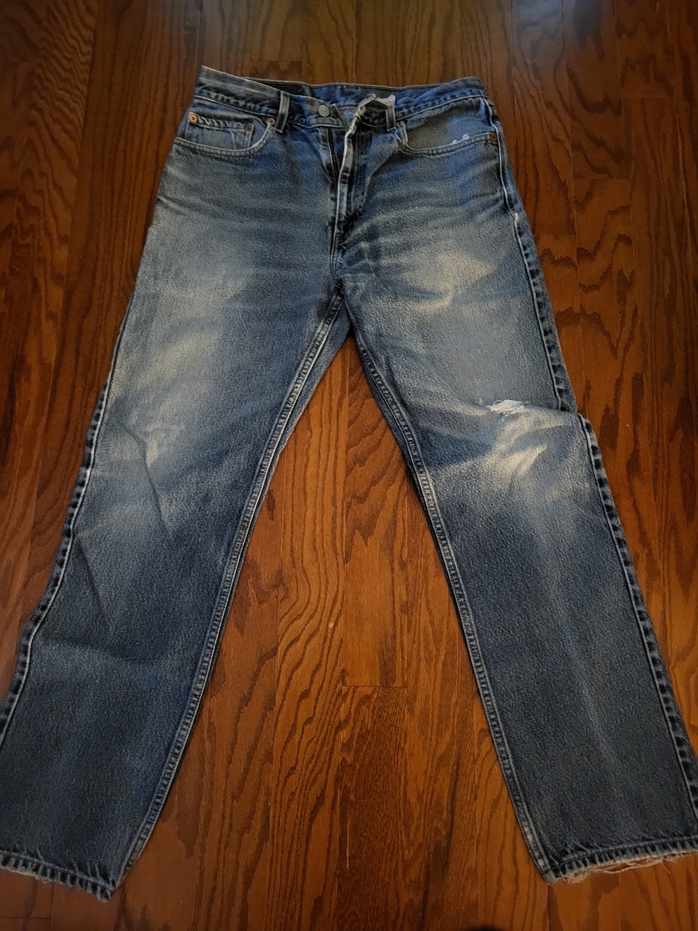 Vintage Levis 501 Buttonfly Men's Blue Denim Jeans 34x 32